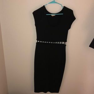 Silence and noise cut out dress
